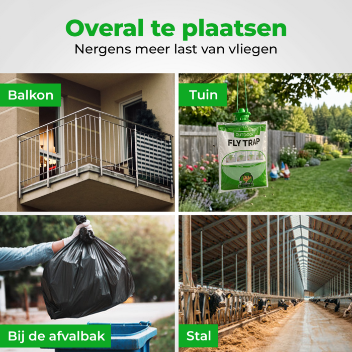 VerminBuster Vliegenval voor 40.000 vliegen