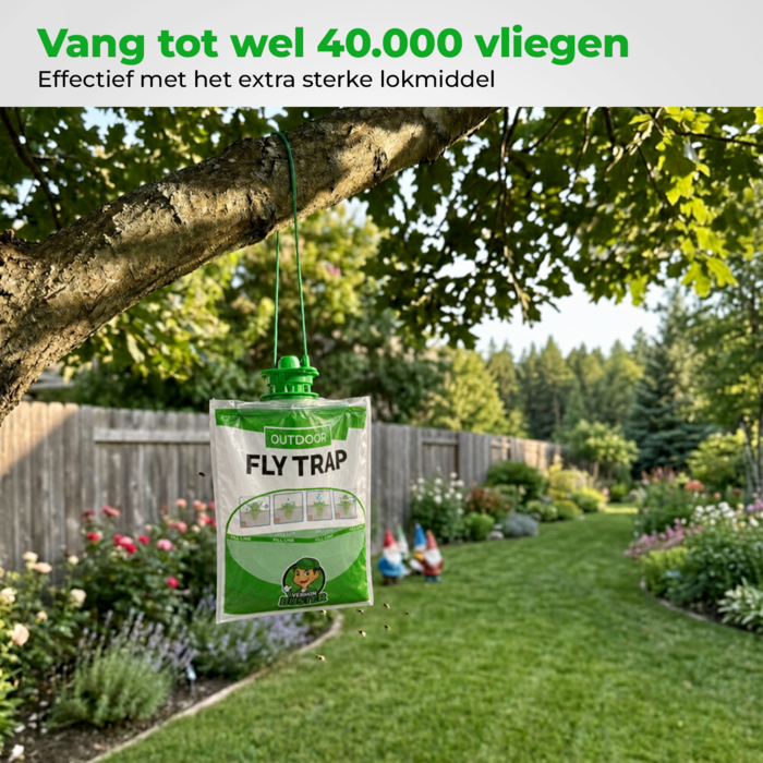 VerminBuster Vliegenval voor 40.000 vliegen