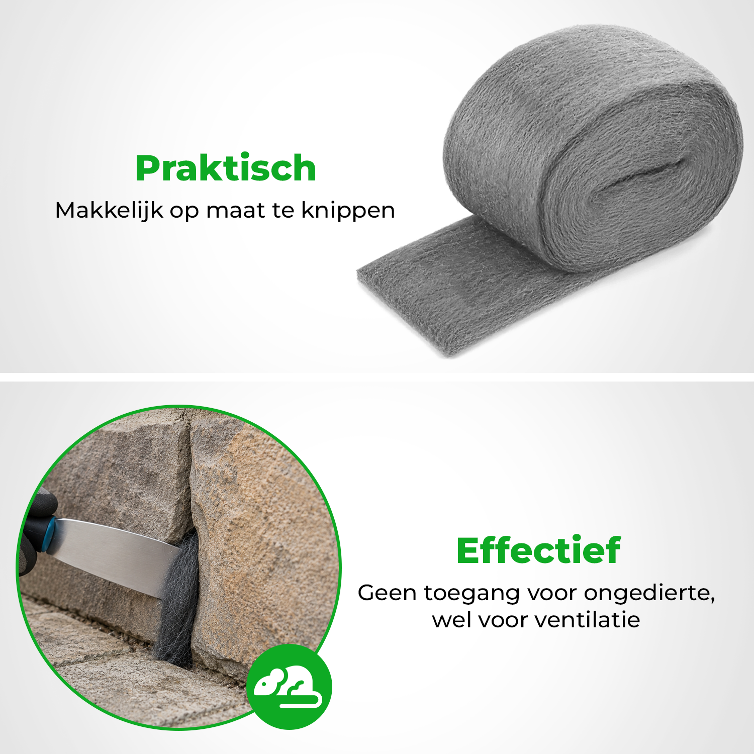 VerminBuster Muizen Staalwol - 6 meter (200 gram)