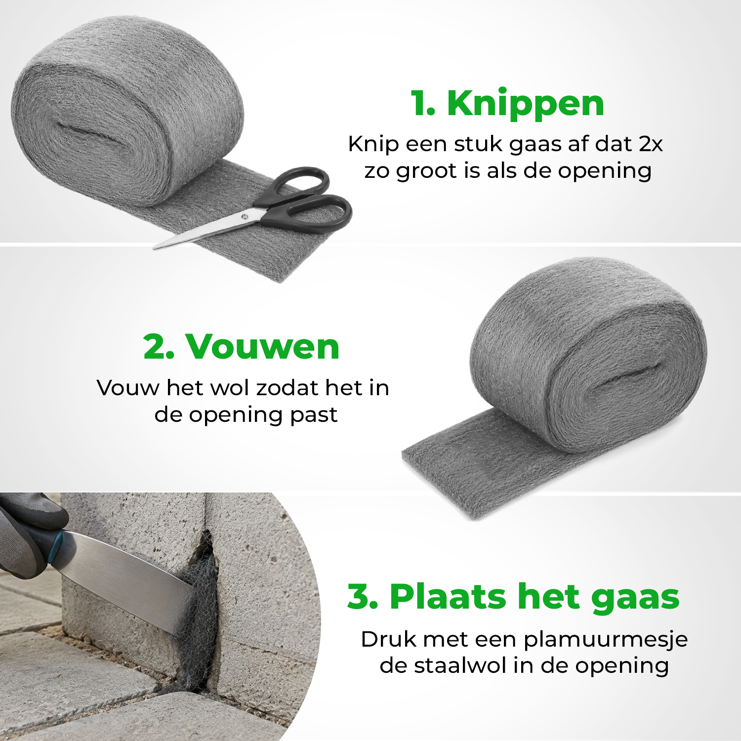 VerminBuster Muizen Staalwol - 6 meter (200 gram)