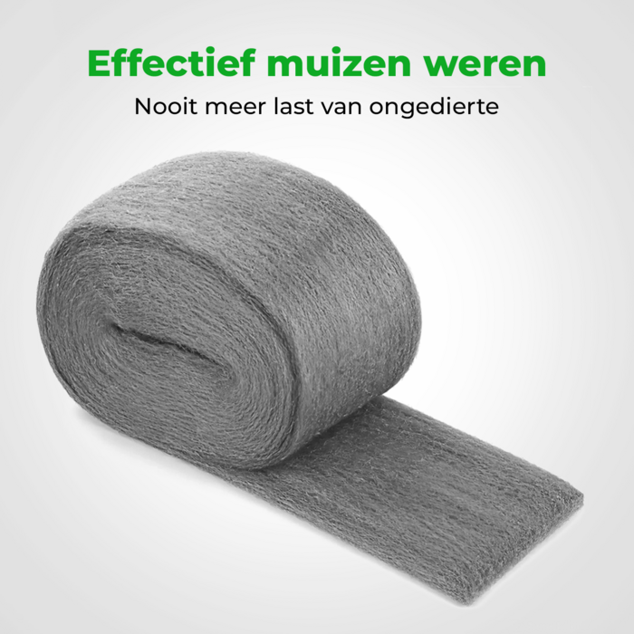 VerminBuster Muizen Staalwol - 6 meter (200 gram)