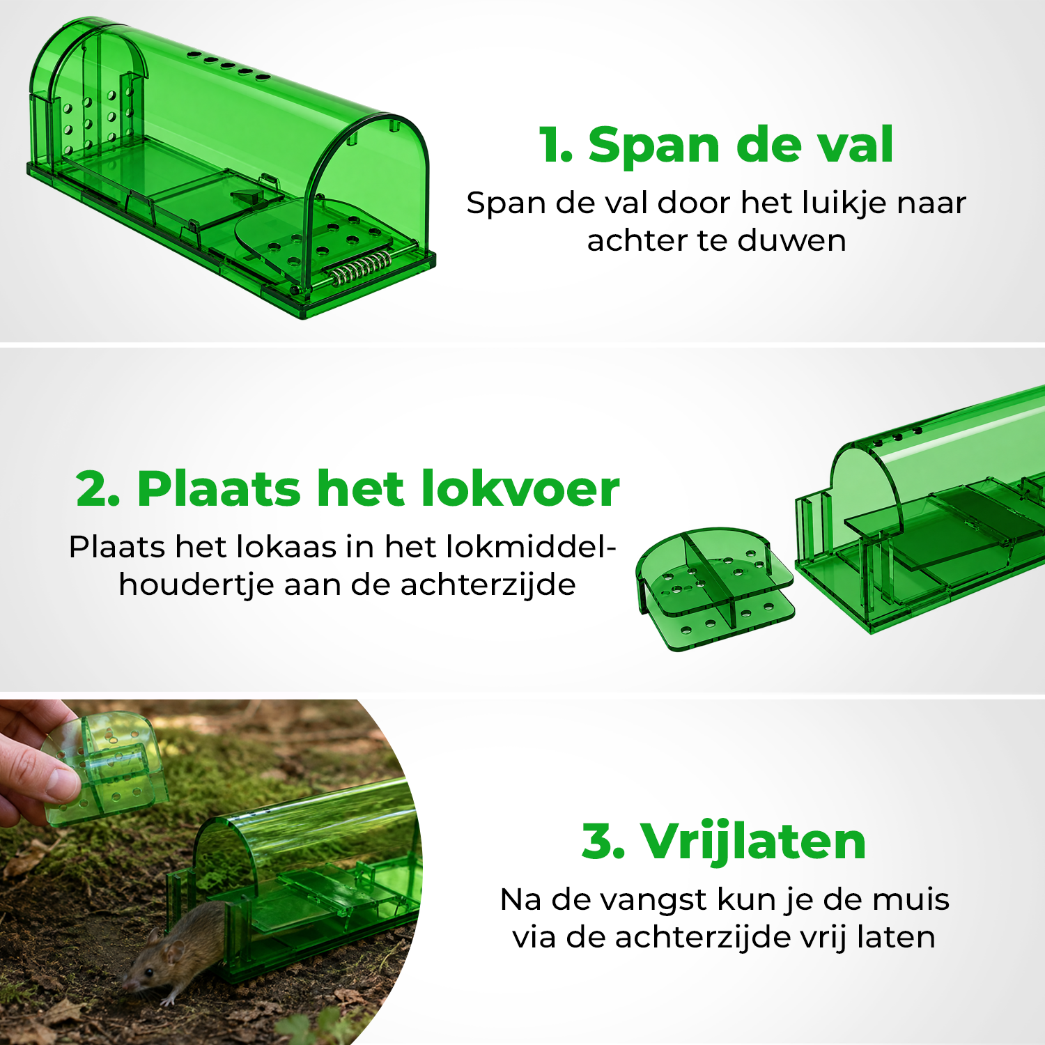 VerminBuster Diervriendelijke Muizenval (2 stuks)