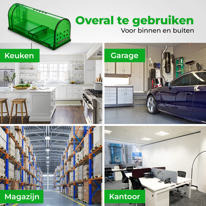 VerminBuster Diervriendelijke Muizenval (2 stuks)