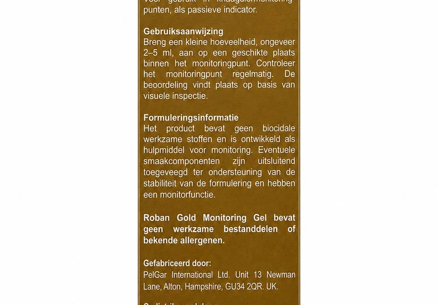 Roban Gold Lokmiddel Spuit voor Muizen en Ratten