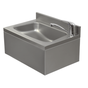 Wash Basin, 500x350x(h)220 mm with Upright battery