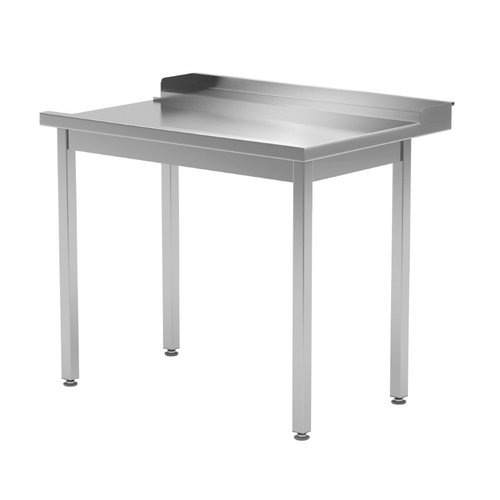 INOXI Stół wyładowczy ze stali nierdzewnej do zmywarek bez półki - prawy | 1200x760x(h)850 mm