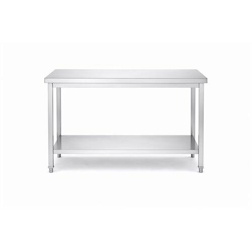 INOXI Stół centralny z półką INOXI 1000x600x(h)850mm, skręcany