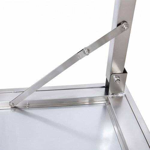 INOXI Stół składany ze stali nierdzewnej INOXI 1200x600x(h)850 mm