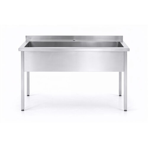 INOXI Stół z basenem jednokomorowym INOXI ECO LINE 1000x600x(h)850 mm, skręcany