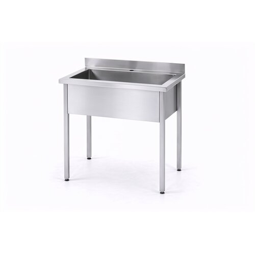 INOXI Stół z basenem jednokomorowym INOXI ECO LINE 800x600x(h)850 mm, skręcany INOXI Stół z basenem jednokomorowym INOXI ECO LINE 800x600x(h)850 mm, skręcany