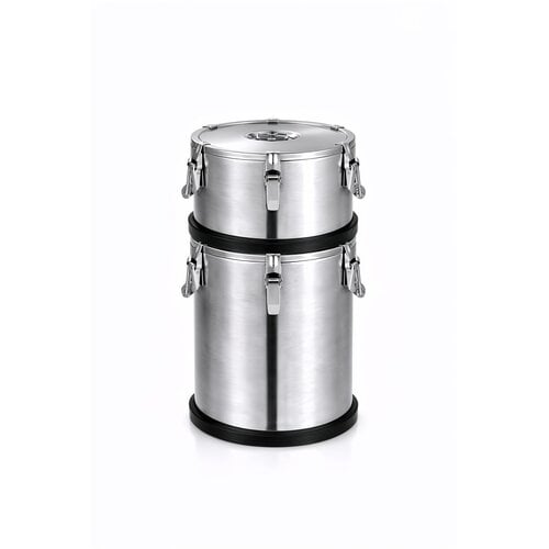 INOXI Termos transportowy 15 L, ze stali nierdzewnej, INOXI Ø300x(h)230 mm
