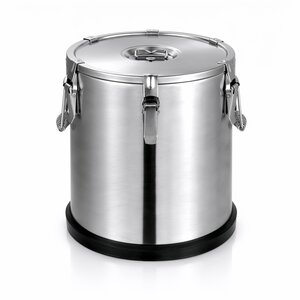 INOXI Termos transportowy 35 L, ze stali nierdzewnej, INOXI Ø300x(h)520 mm
