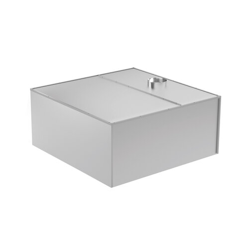 INOXI Okap przyścienny skrzyniowy | 1005x1000 mm, skręcany
