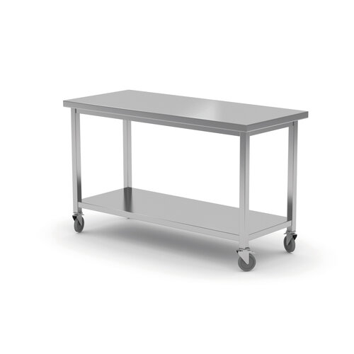 INOXI Stół jezdny z półką | 1000x700x850 mm, skręcany INOXI Stół jezdny z półką | 1000x700x850 mm, skręcany