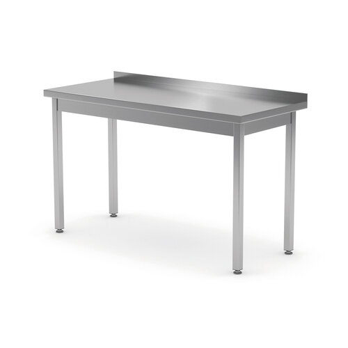 INOXI Stół przyścienny bez półki | 800x600 mm, skręcany