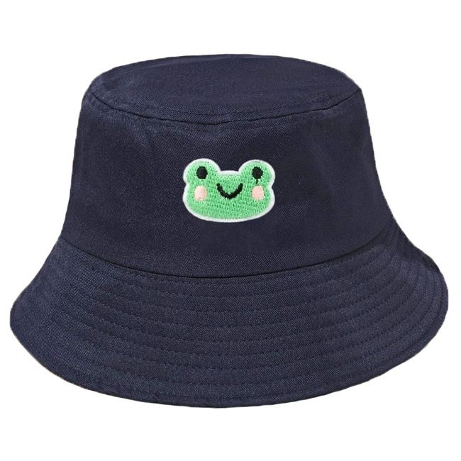 Kikker Bucket Hat Donkerblauw