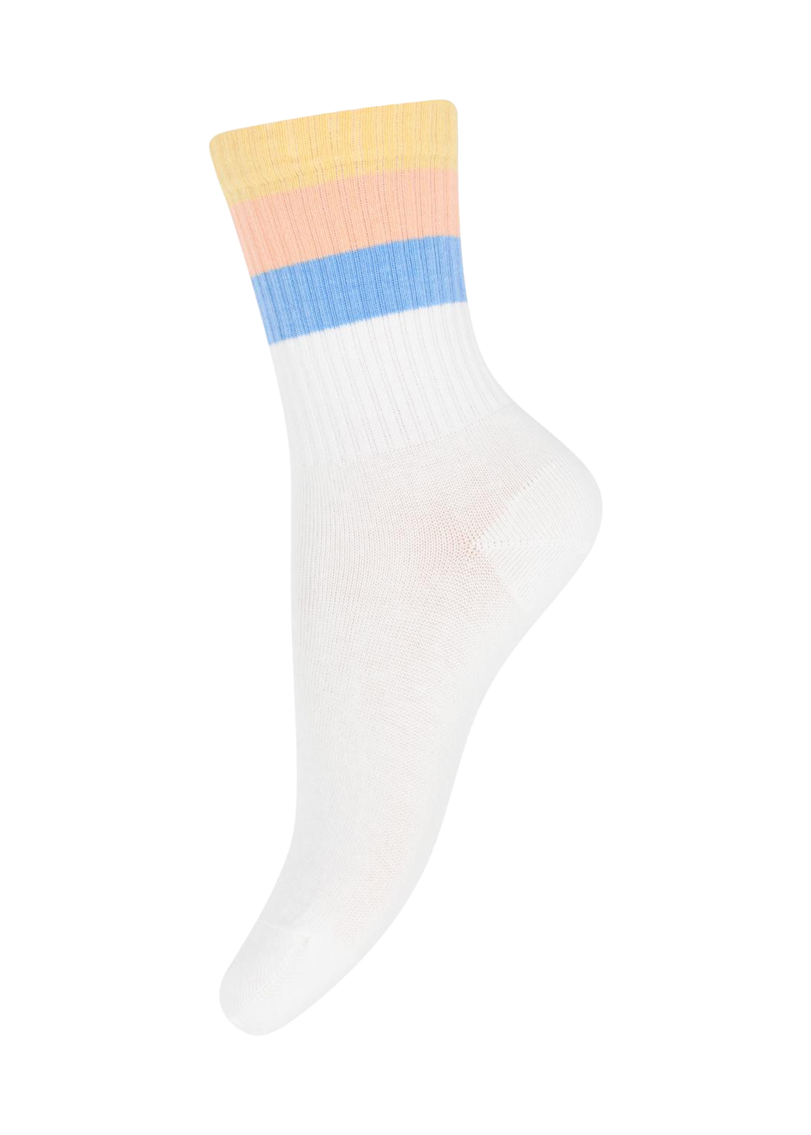 MP Denmark Wide stripes socks latte | maat 23/26