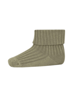 MP Denmark Baby socks cotton rib agave green