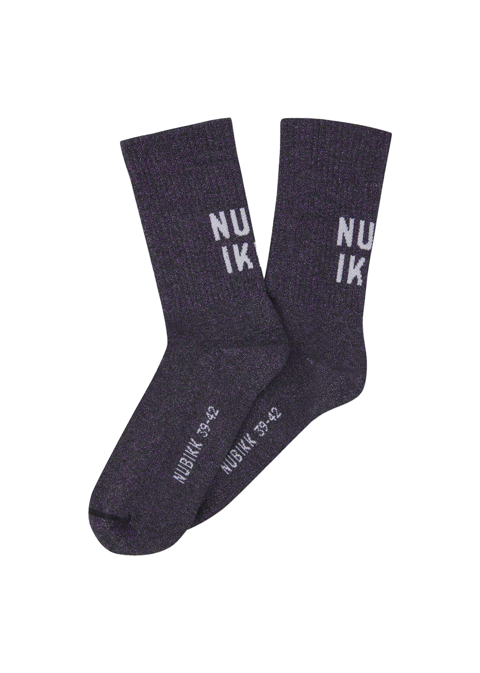 Nubikk Nova Socks Glitter Purple L