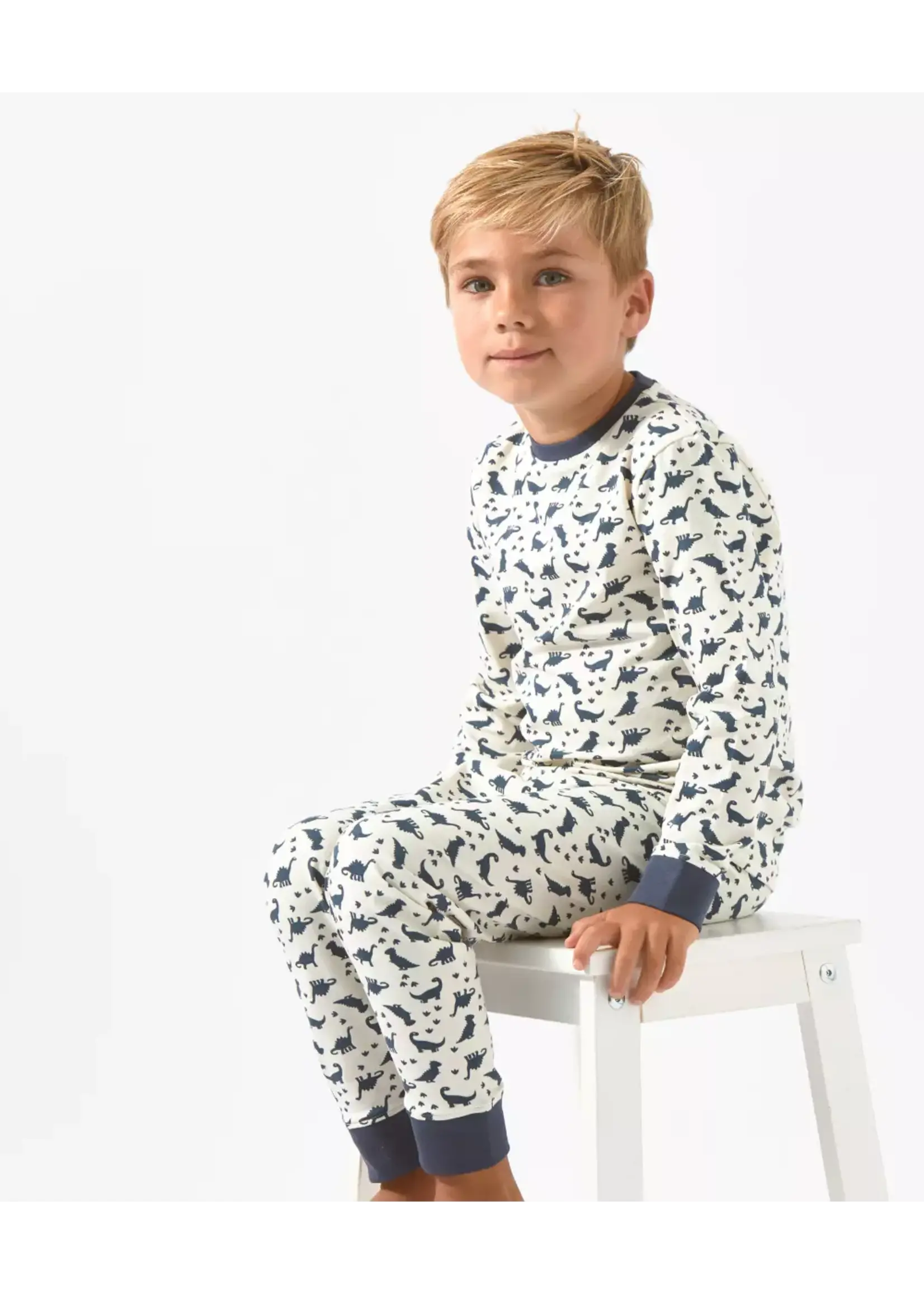 Little Label Pyjama - wit dino