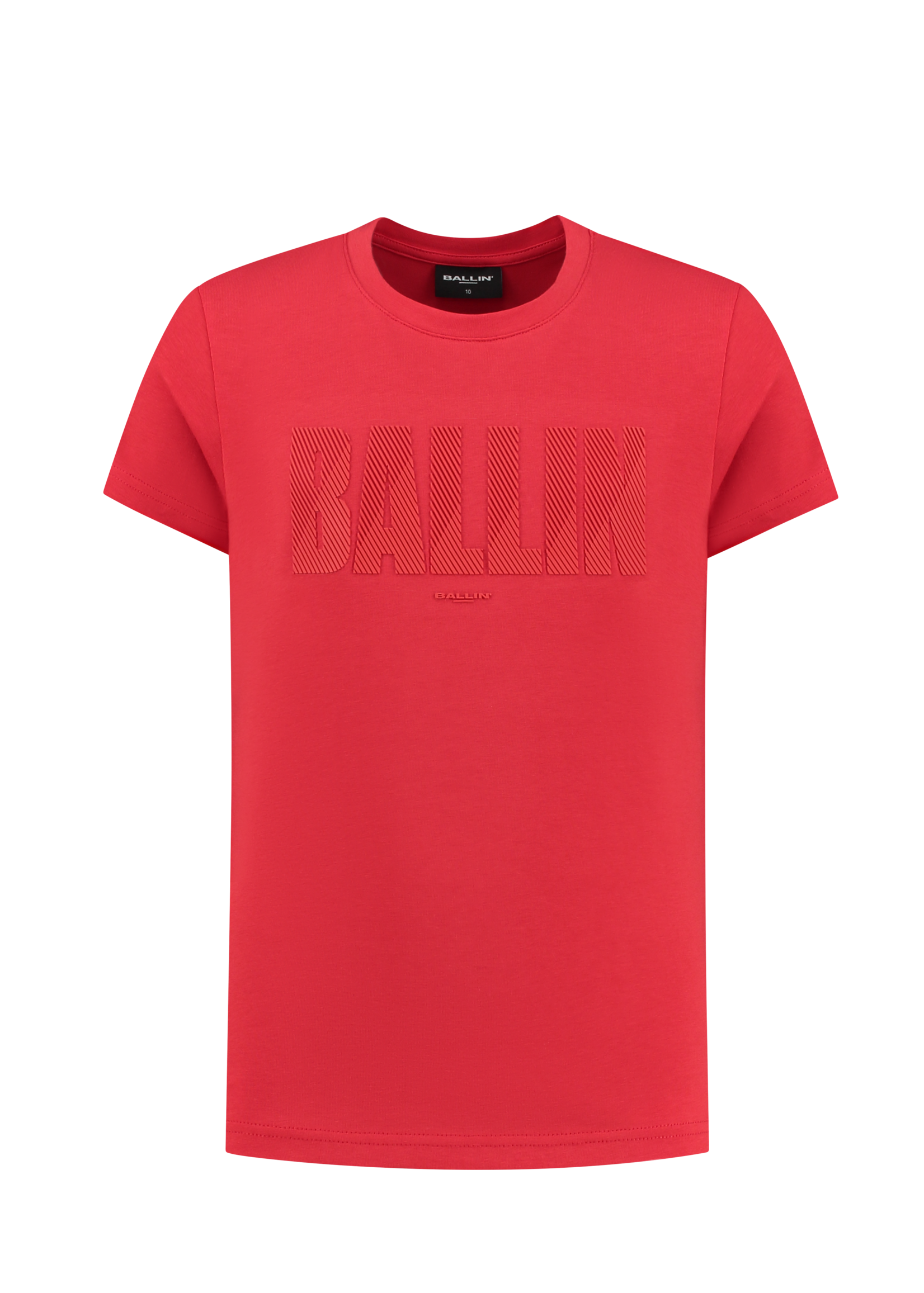 Ballin T-shirt with frontprint Red