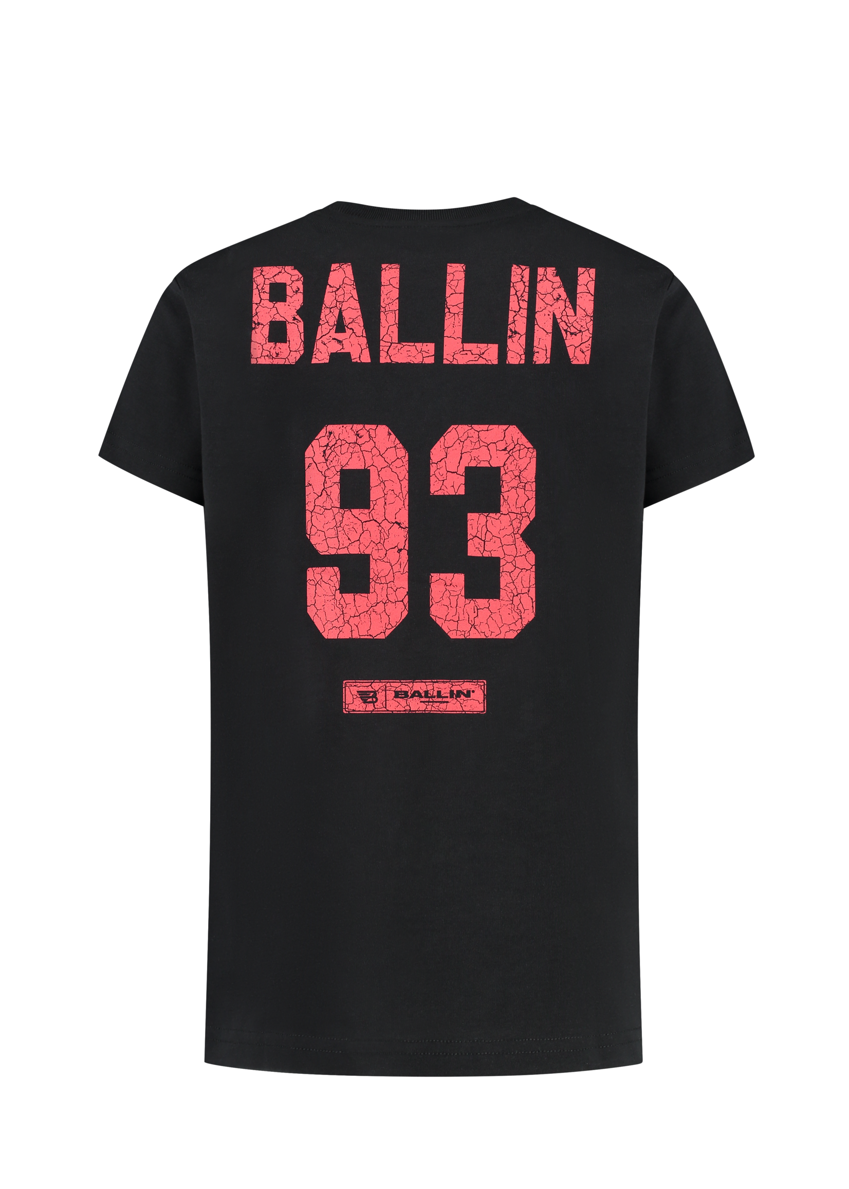 Ballin T-shirt with front and backprint Black