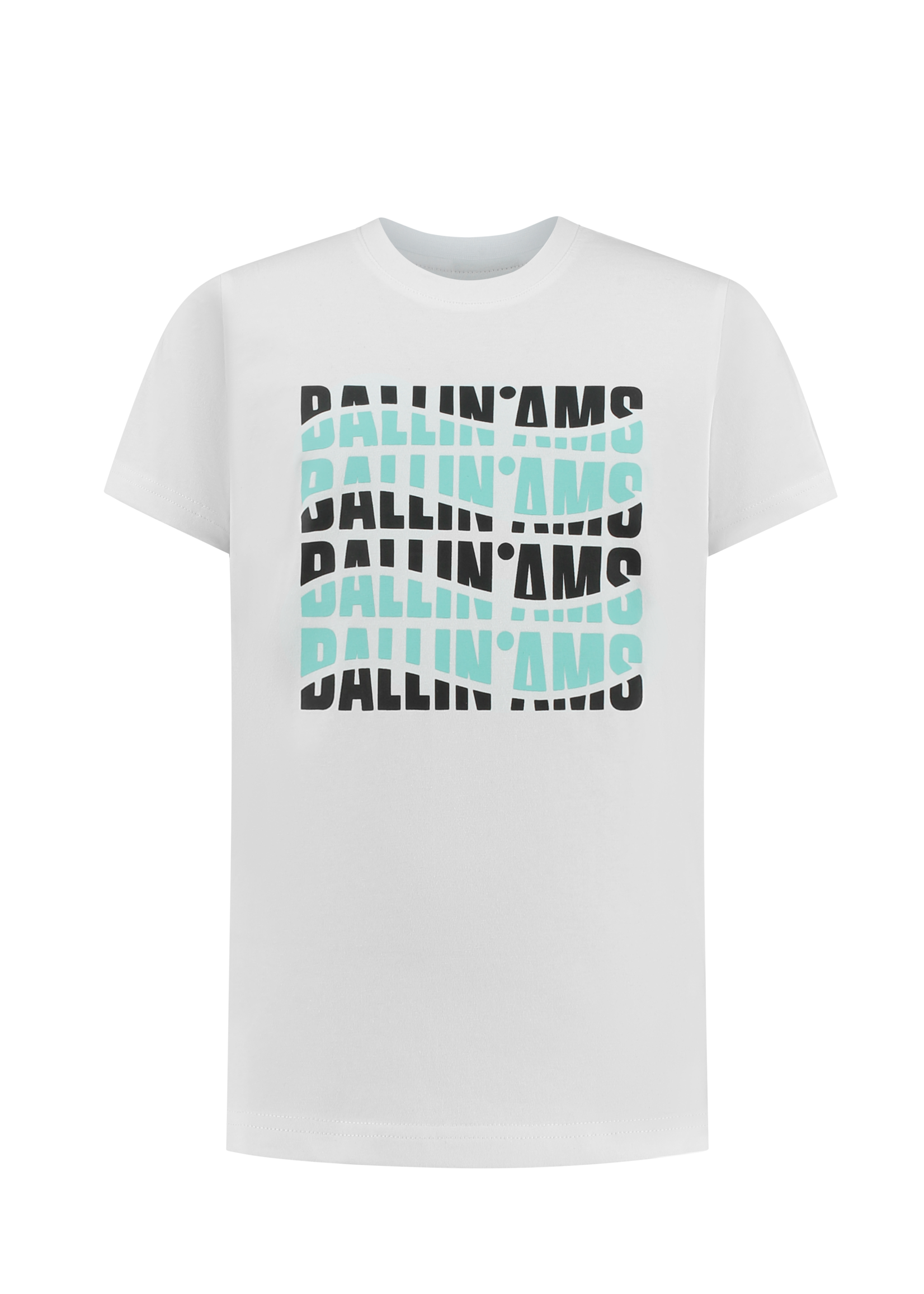 Ballin T-shirt with frontprint White