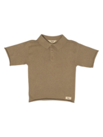 Baje Studio Mackay knit polo taupe