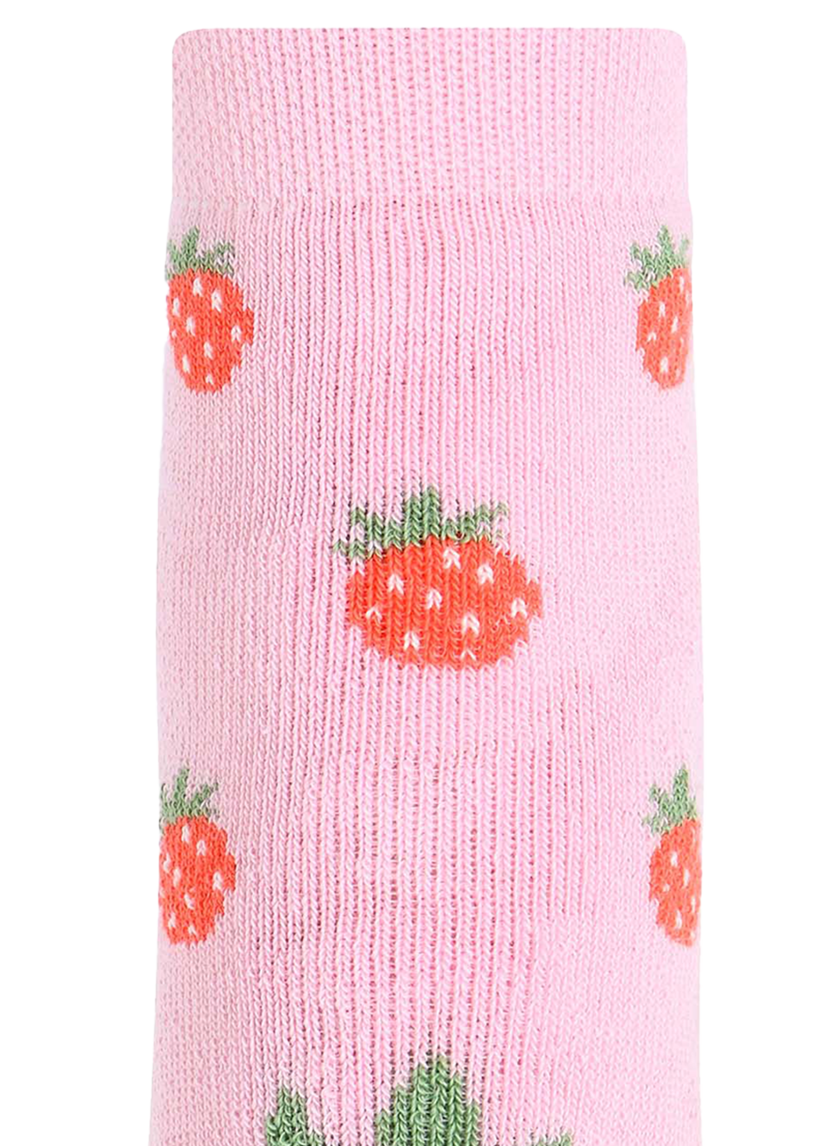 Melton Strawberry socks – anti-slip Pink Nectar