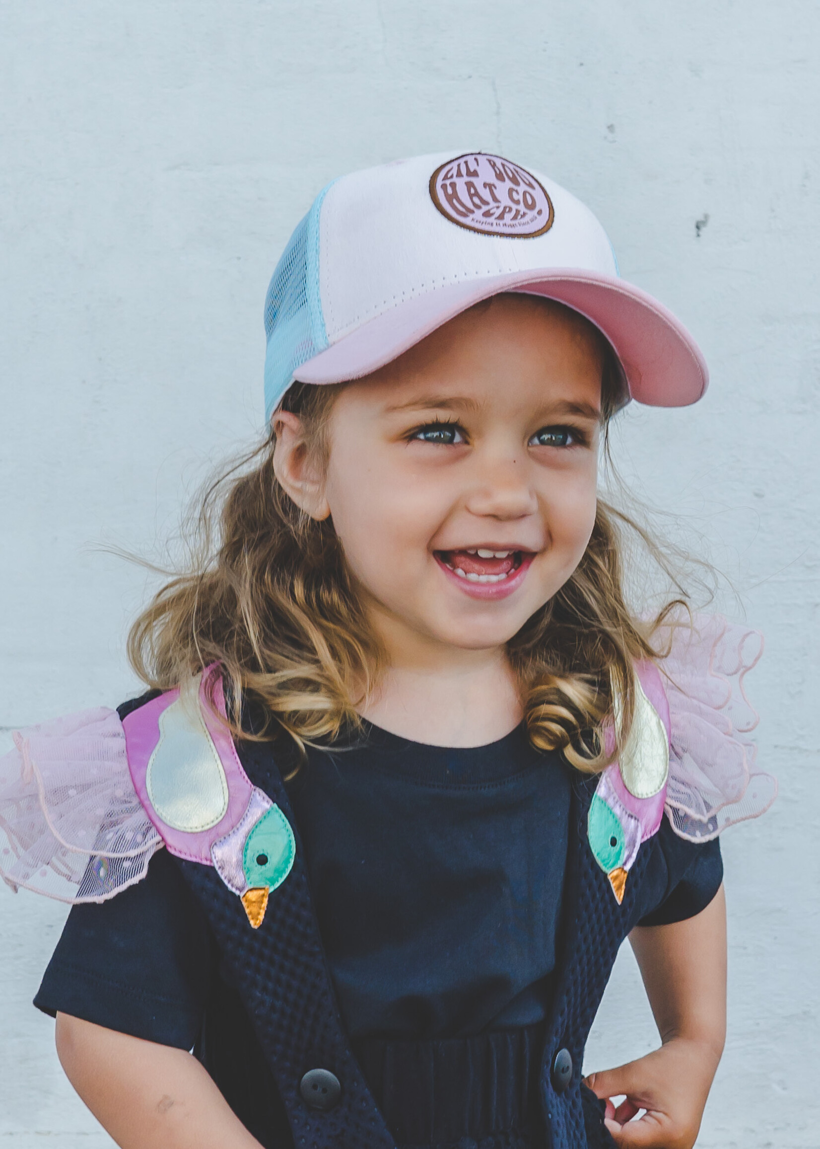 Lil’ Boo Trucker Cap – Pink/Turquoise