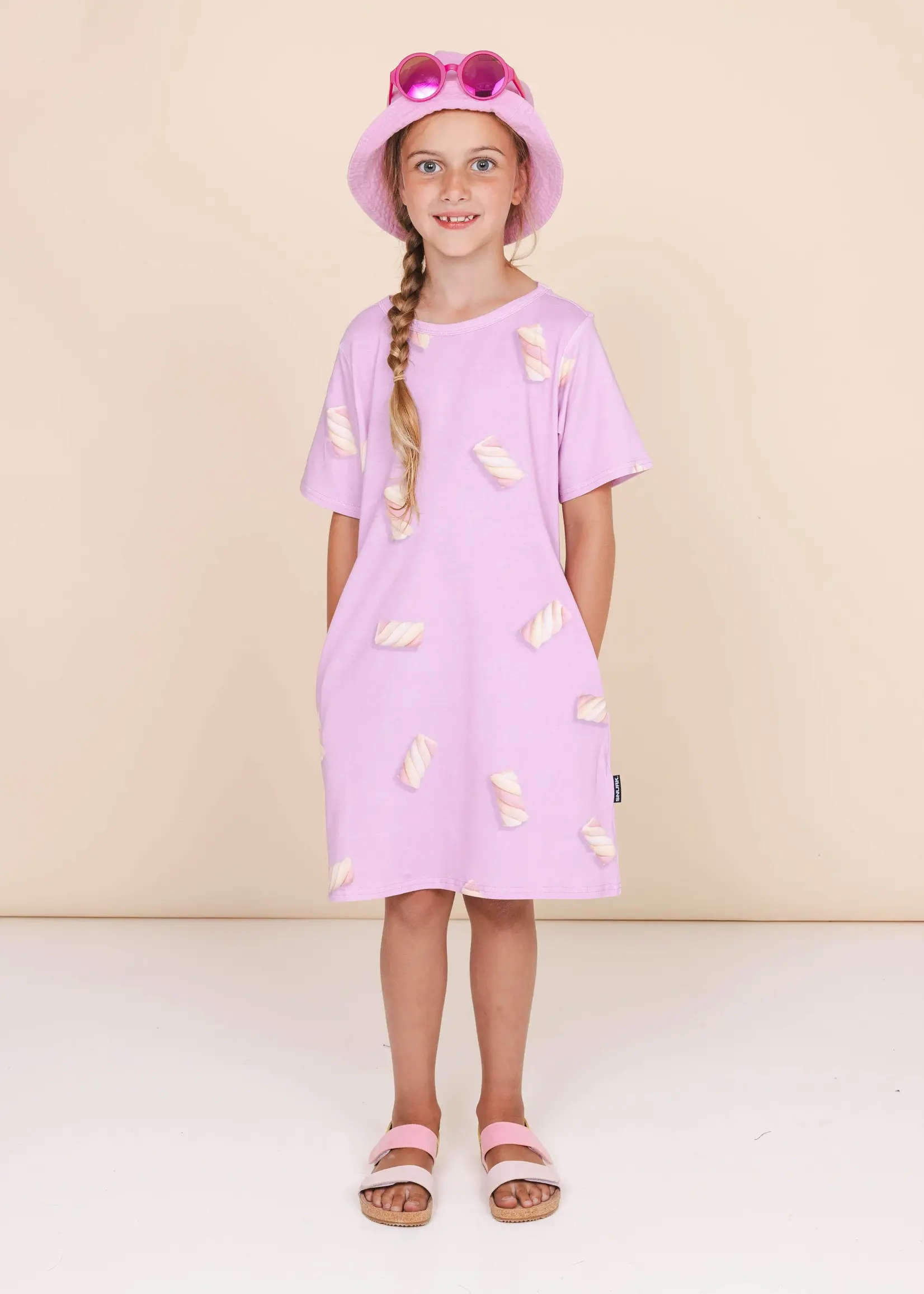 Snurk Twisters T-shirt Dress Kids