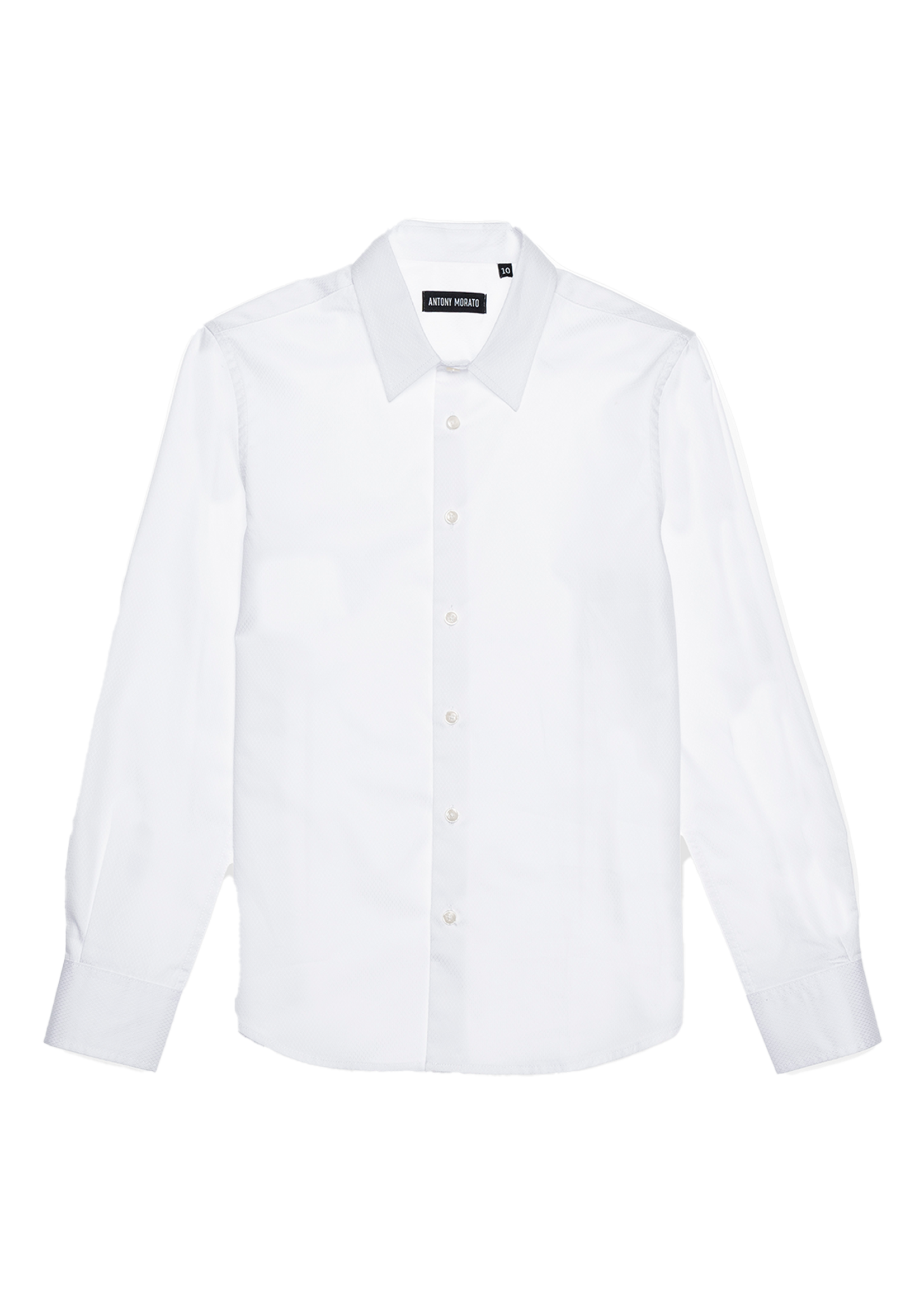 Antony Morato Shirt regular fit in stretch cotton white