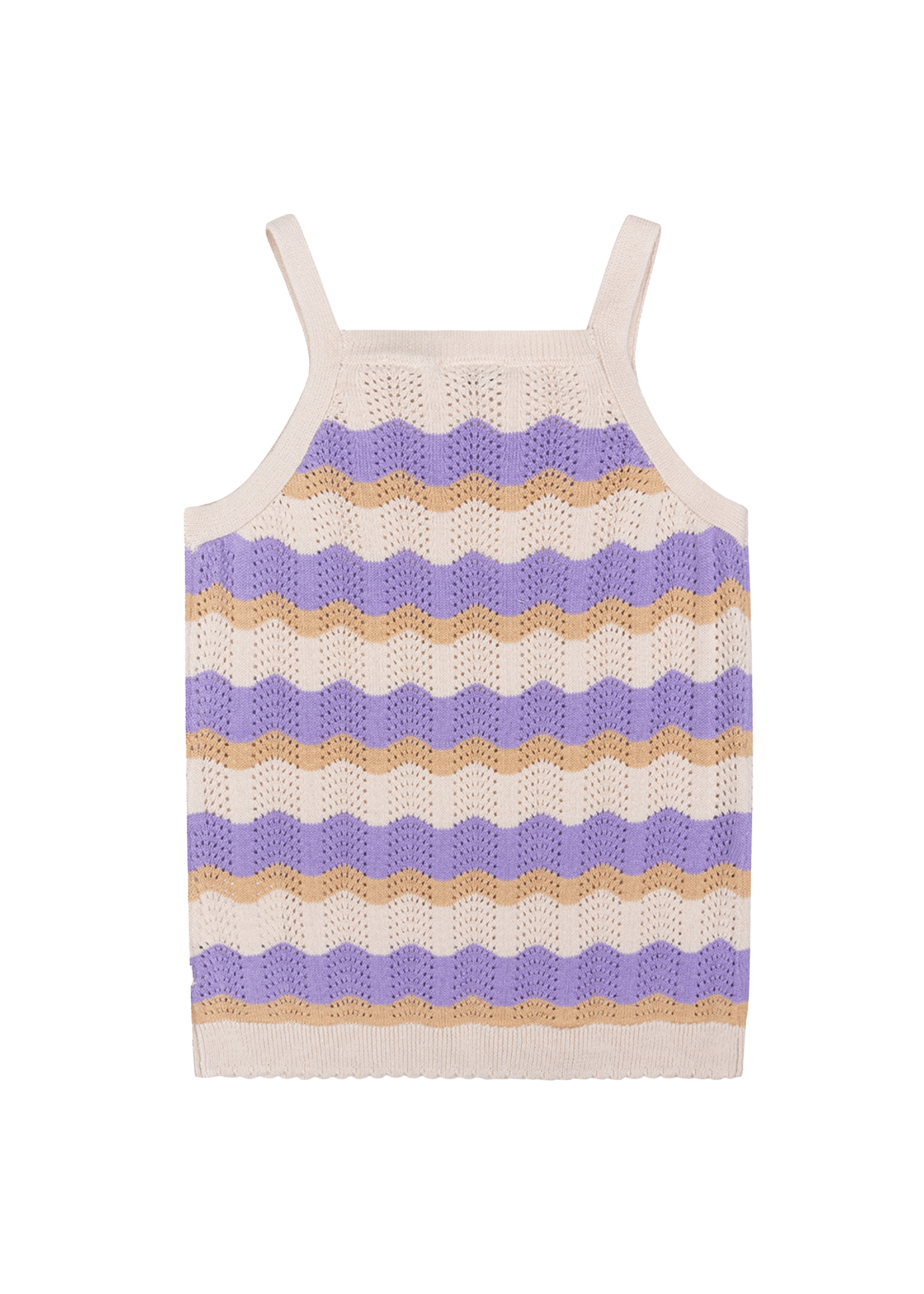 Daily 7 Knitted Singlet Dahlia Purple
