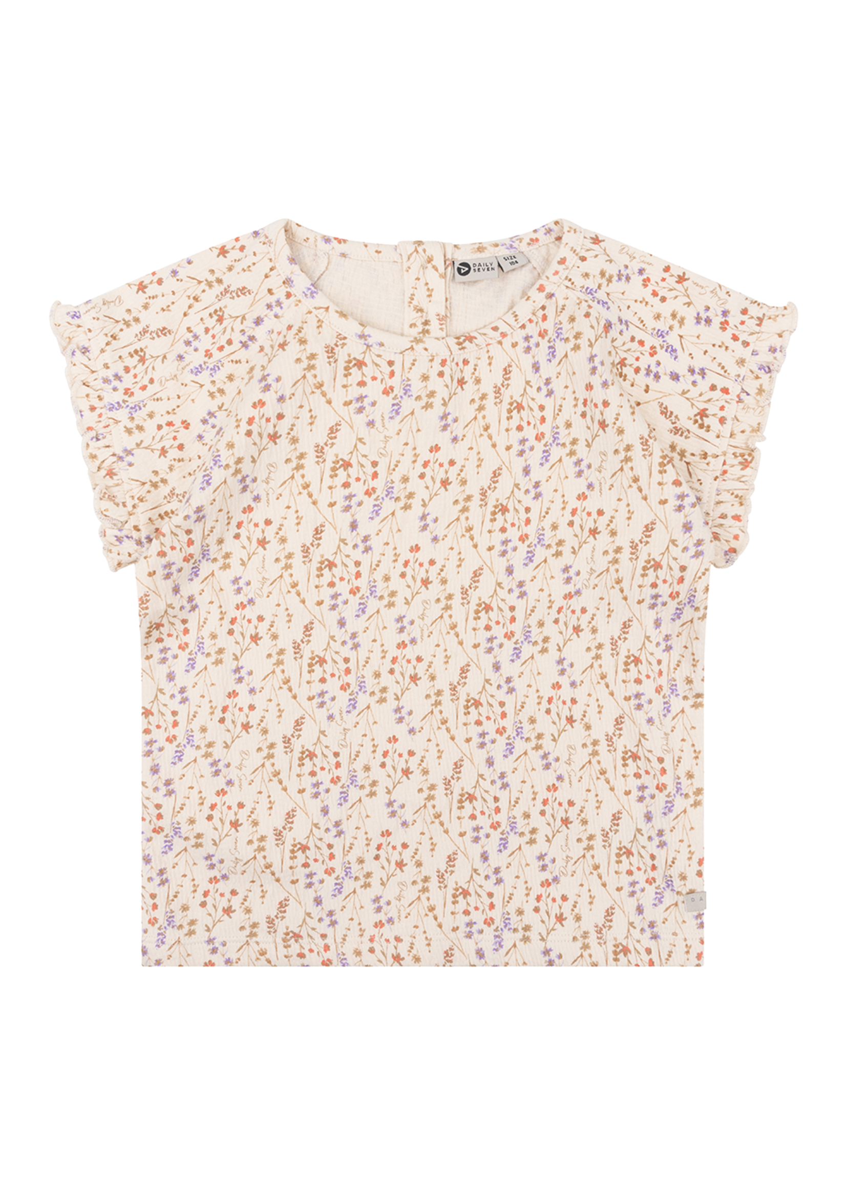 Daily 7 Organic T-shirt Structure Mille Fleur Sandshell