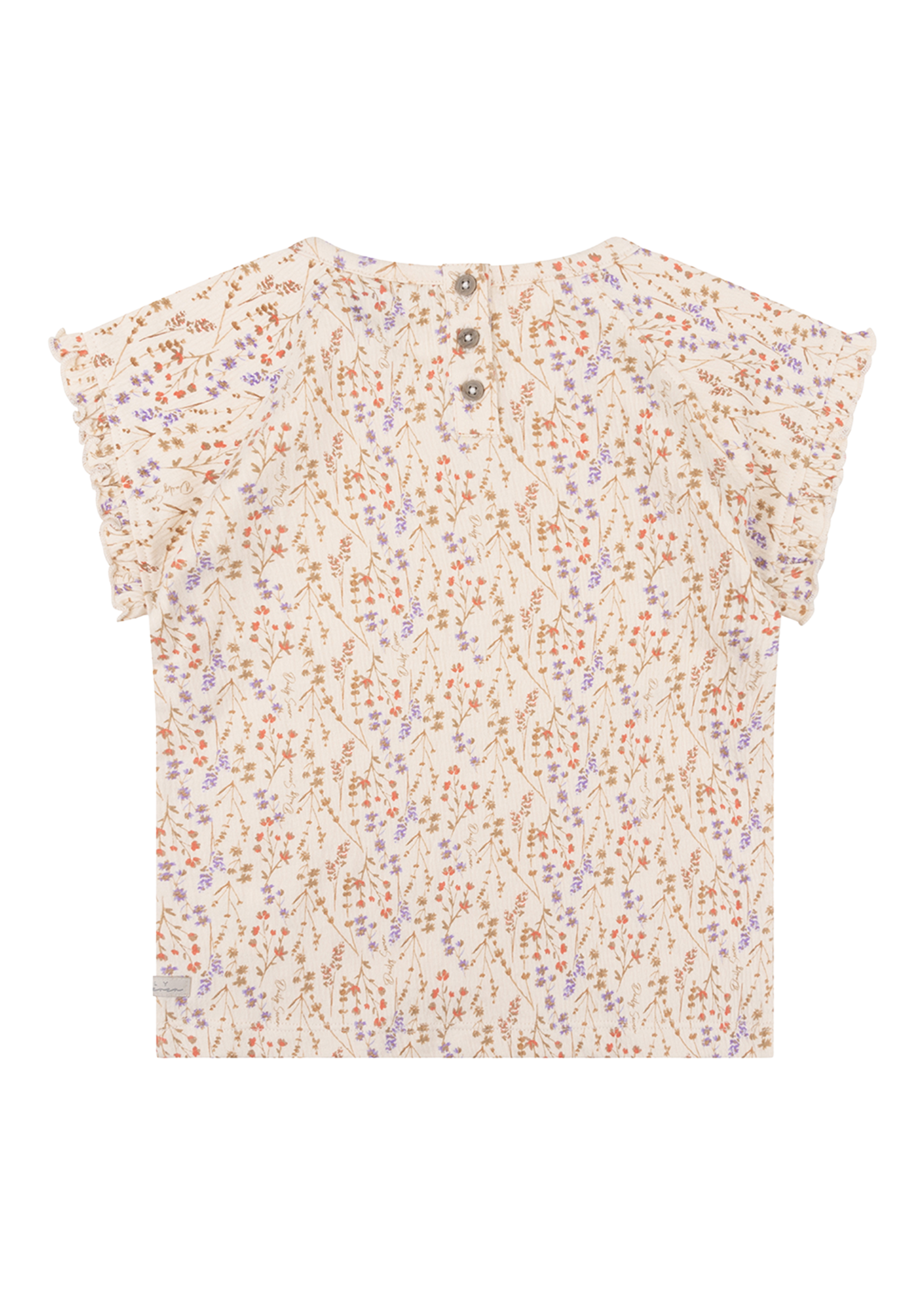 Daily 7 Organic T-shirt Structure Mille Fleur Sandshell