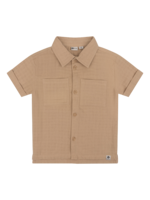 Daily 7 Shirt Shortsleeve Structure Camel Sand