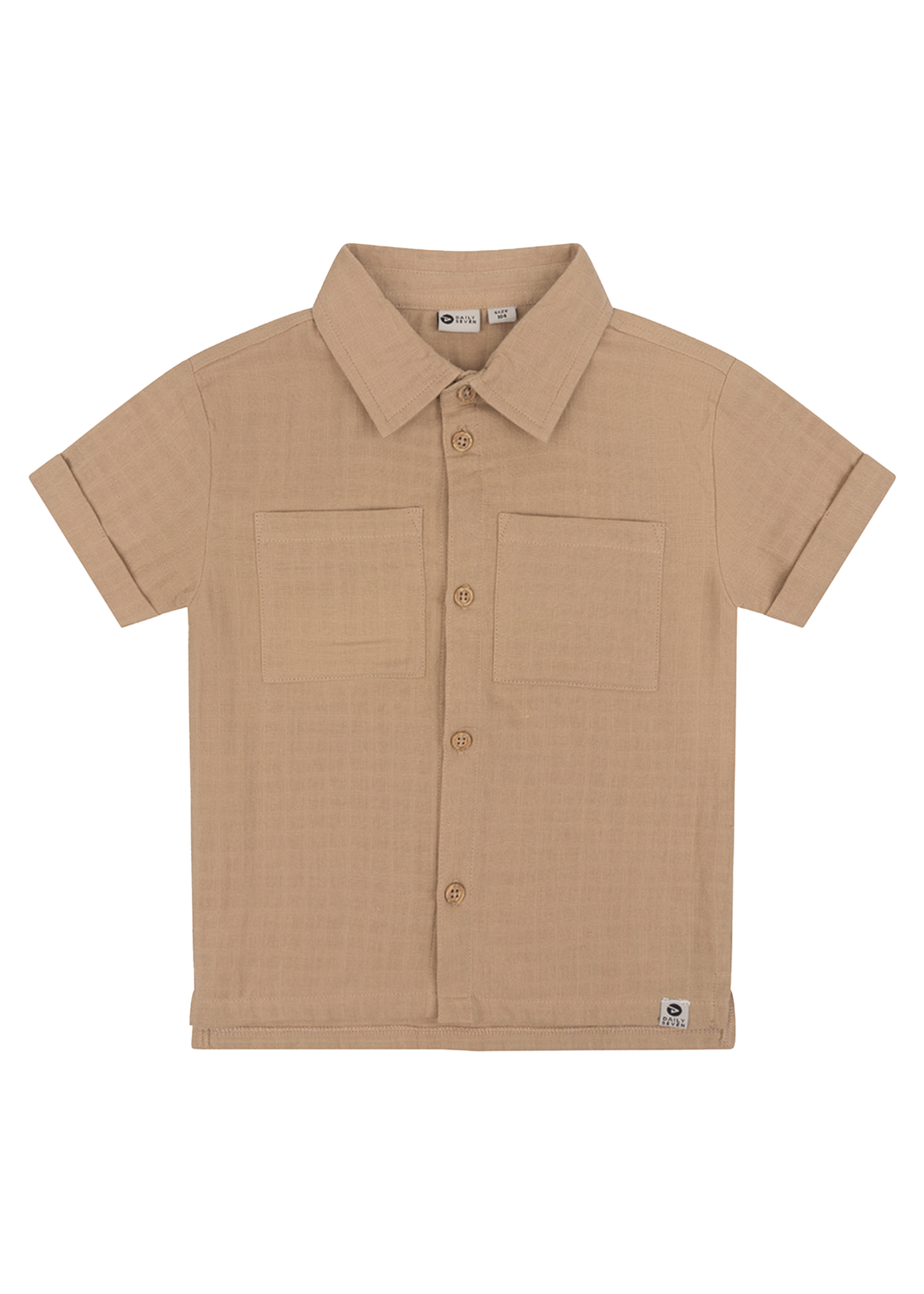 Daily 7 Shirt Shortsleeve Structure Camel Sand