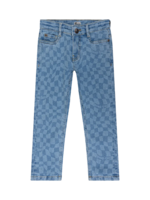 Daily 7 James Allover Carrot Fit Medium Denim