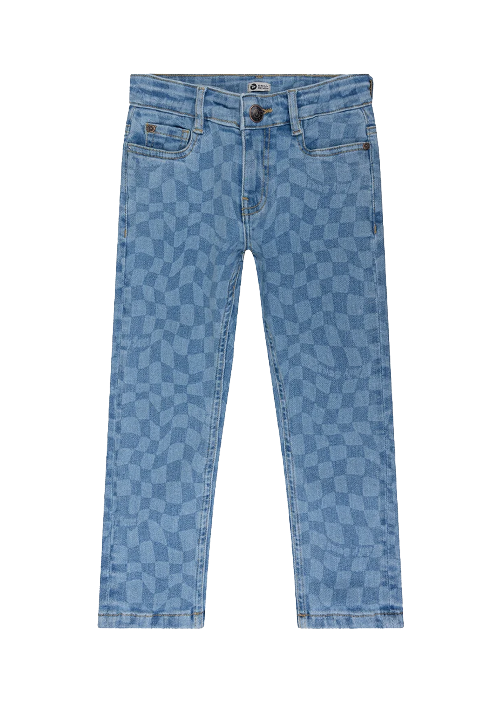 Daily 7 James Allover Carrot Fit Medium Denim