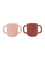 OYOY Mini Kappu Cup – 2Pack | Coral / Nutmeg