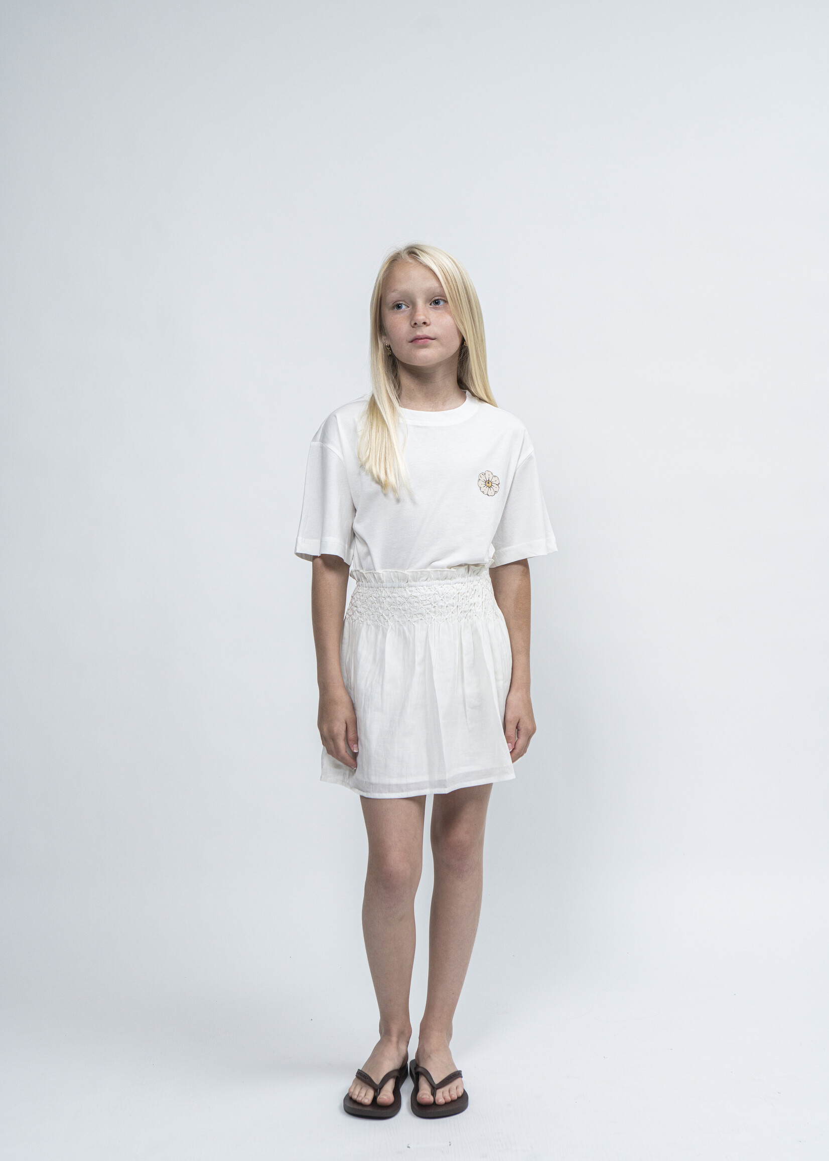 Sofie Schnoor T-Shirt White Alyssum | Daisy