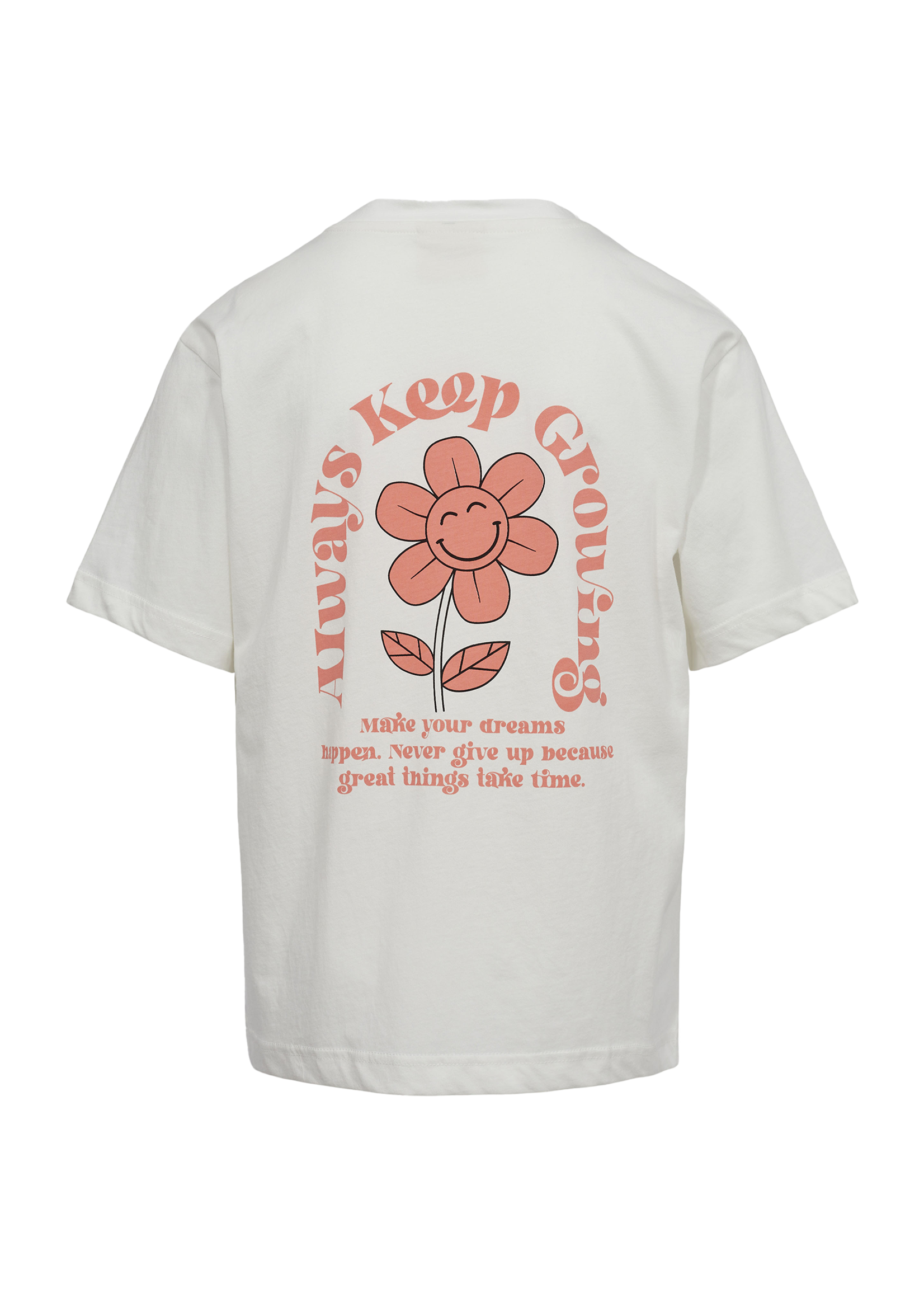 Sofie Schnoor T-Shirt White Alyssum | Coral
