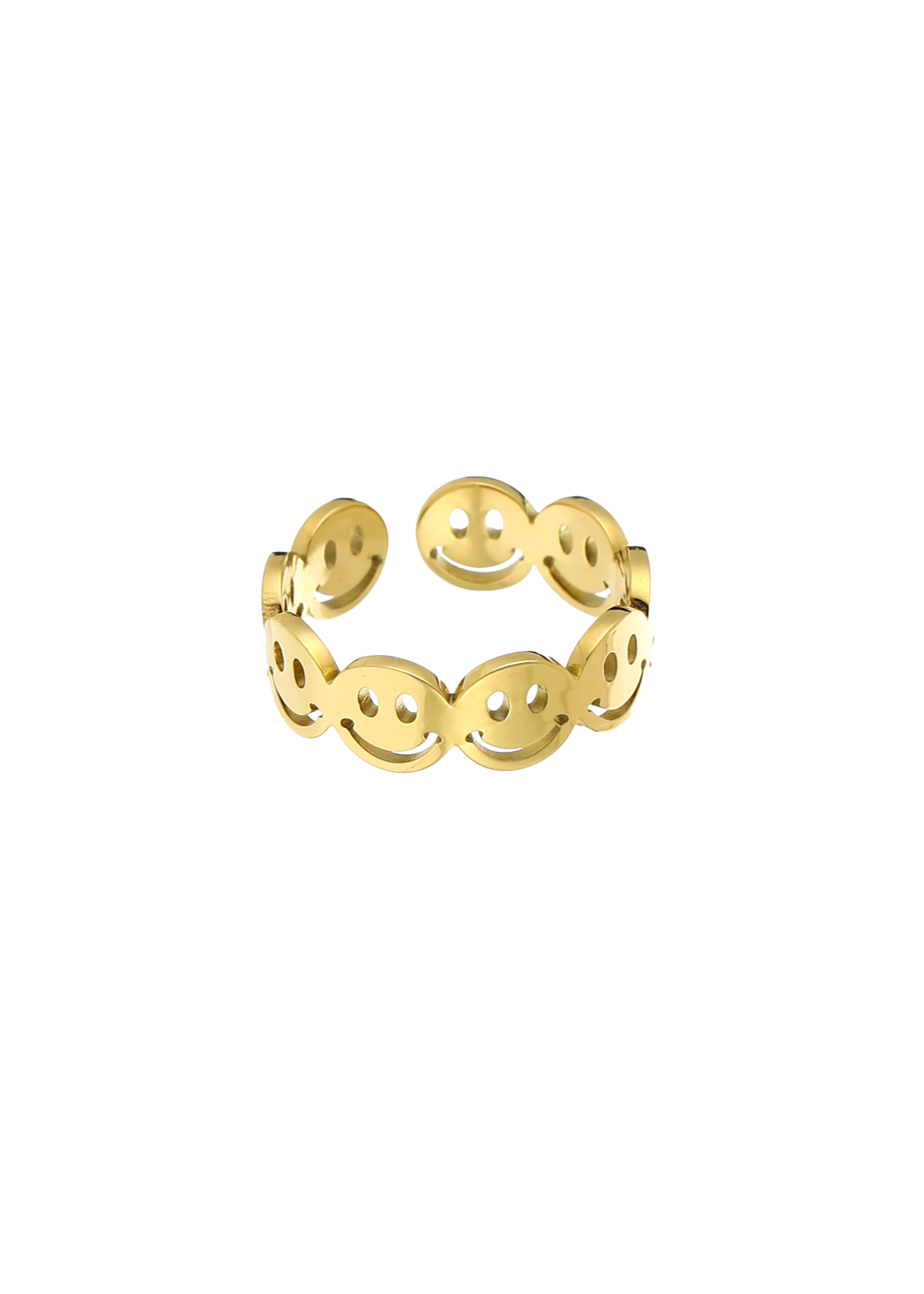 Ring Smiley Gold