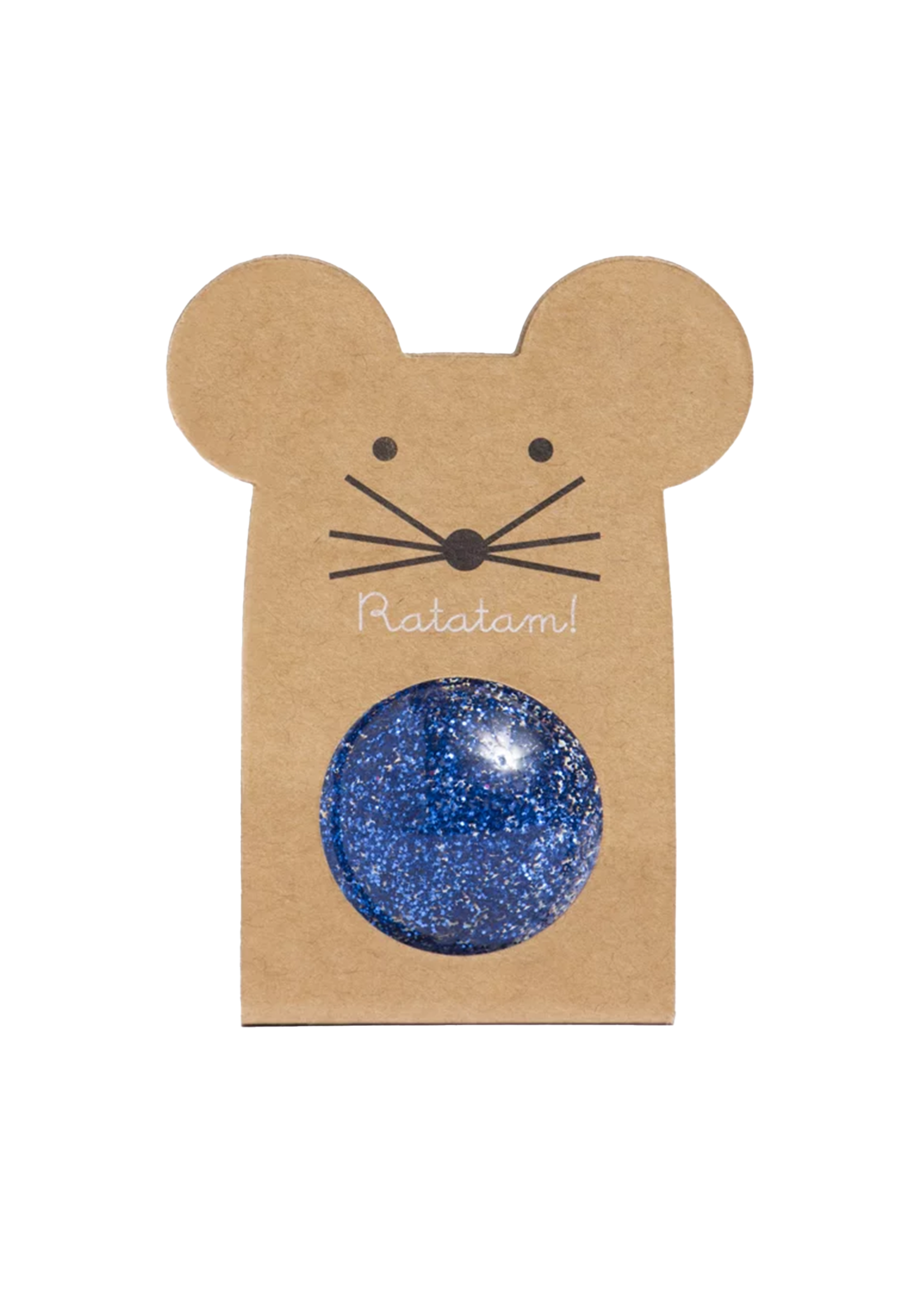 Ratatam Glitter mouse bouncy balls | Blue