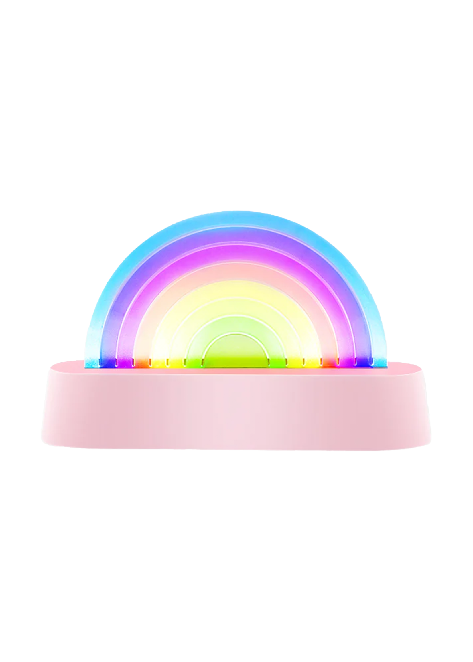 Lalarma Dancing rainbow lamp pink