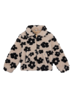 Daily 7 Teddy Flower Jacket | Beige Melange