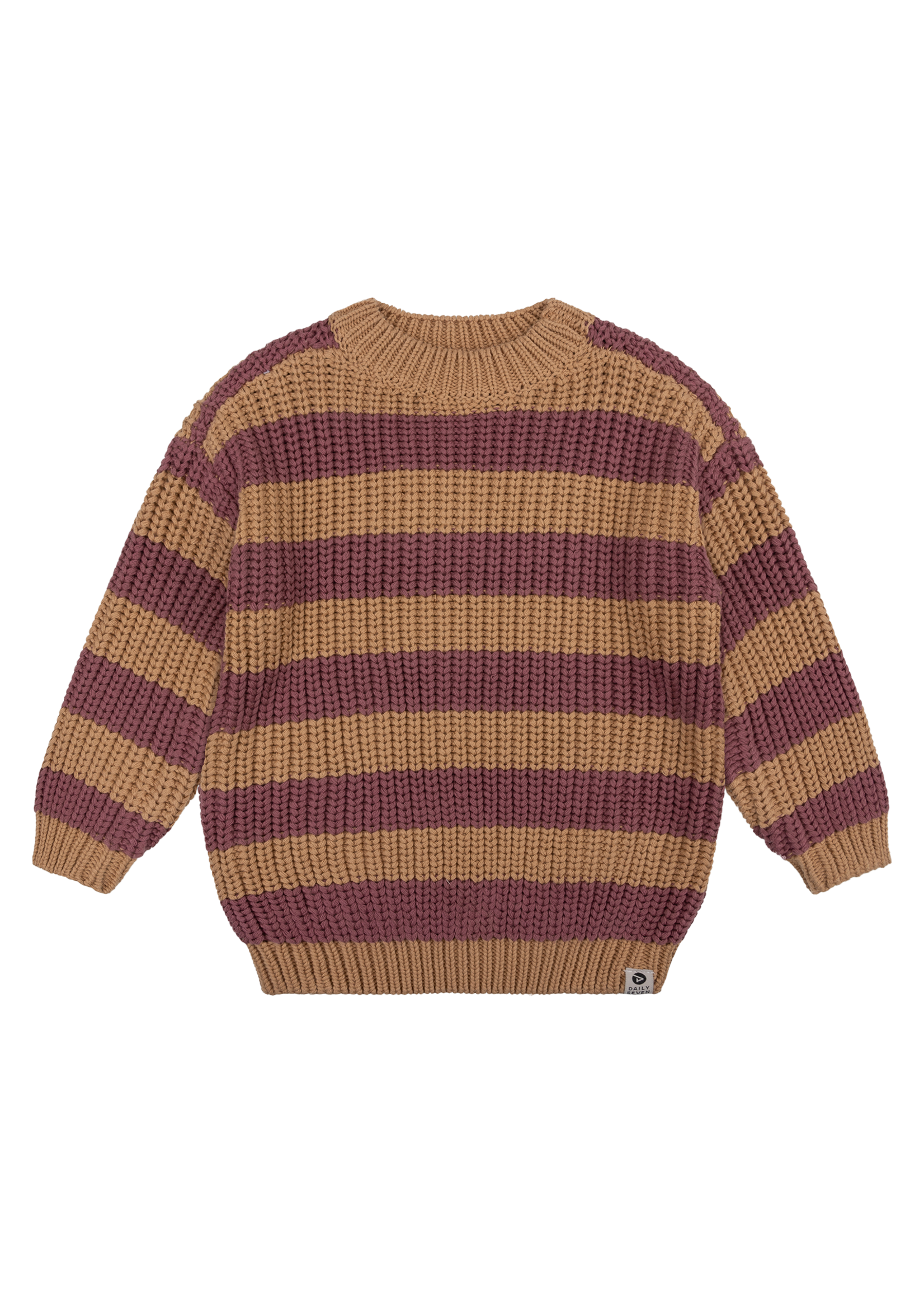 Daily 7 Chunky Knitted Sweater Stripe | Barn Bordeaux