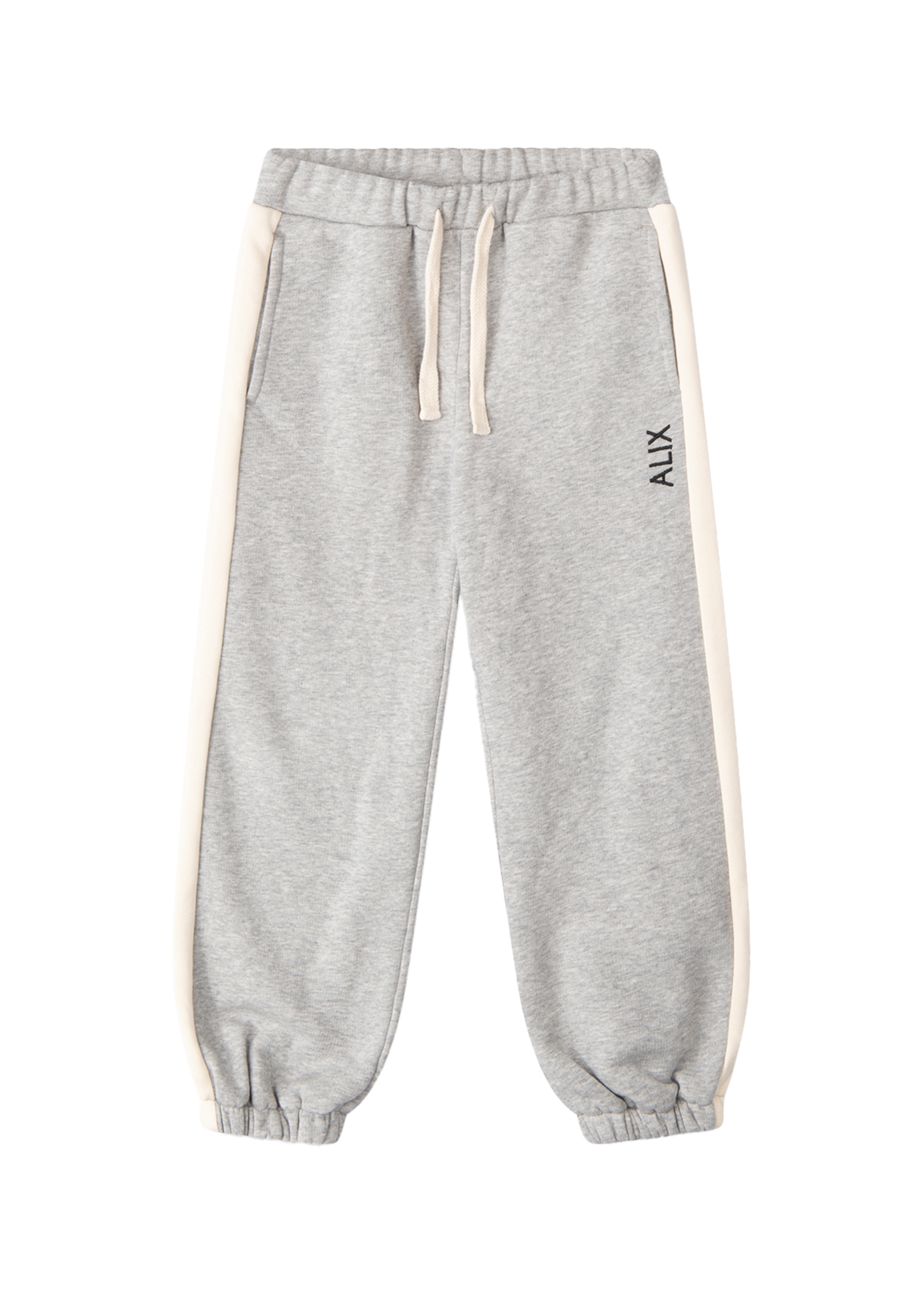 Alix Mini Kids Sweat Pants Soft Grey Melange