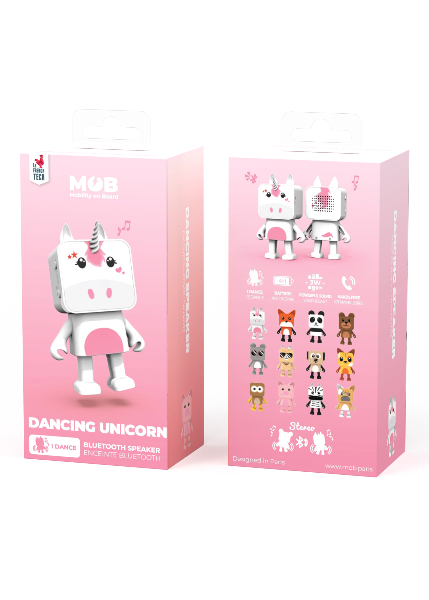 Mobility On Board Dancing Animal Speaker | Unicorn