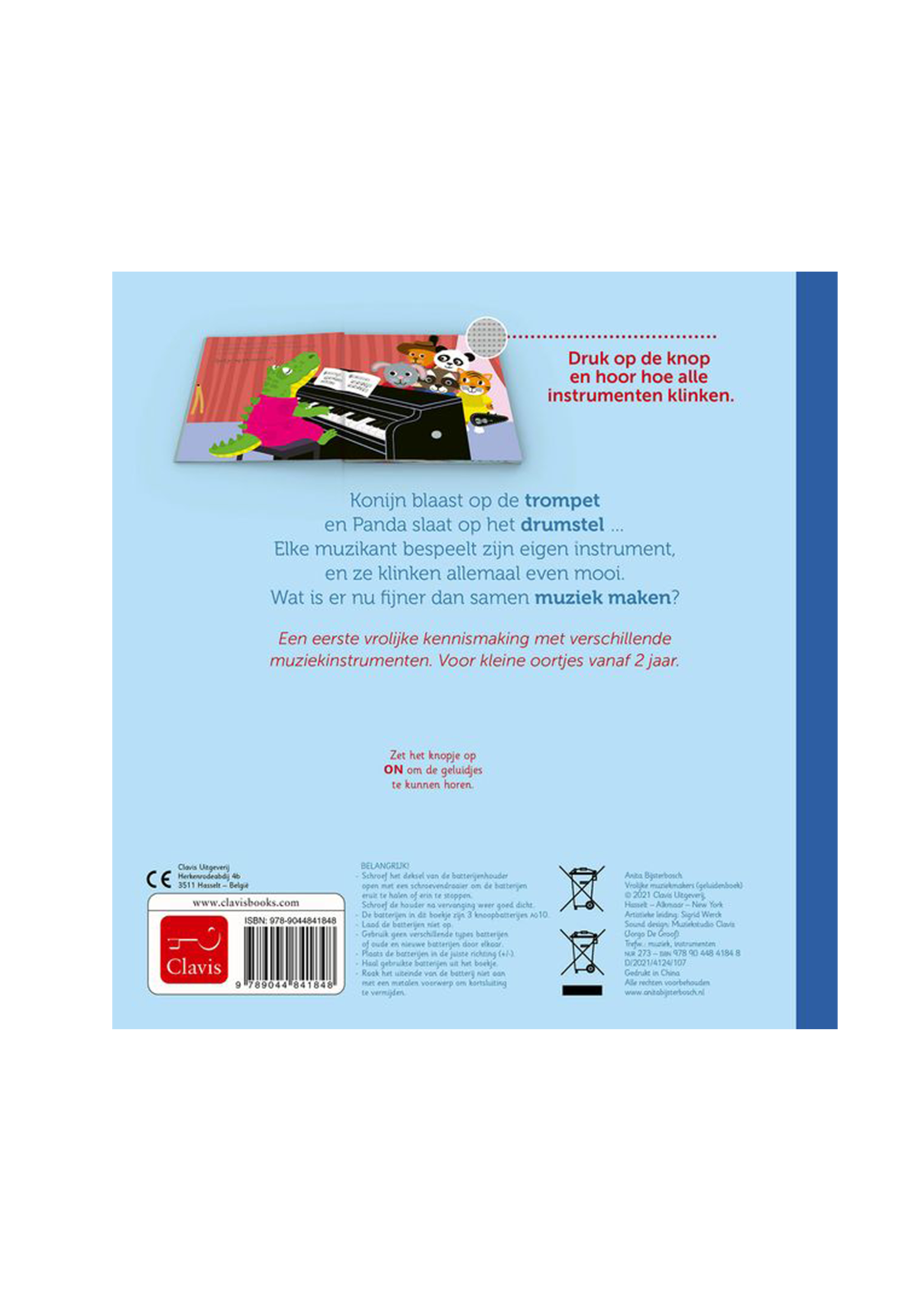 Clavis Geluidenboekjes | Bijsterbosch | Vrolijke muziekmakers